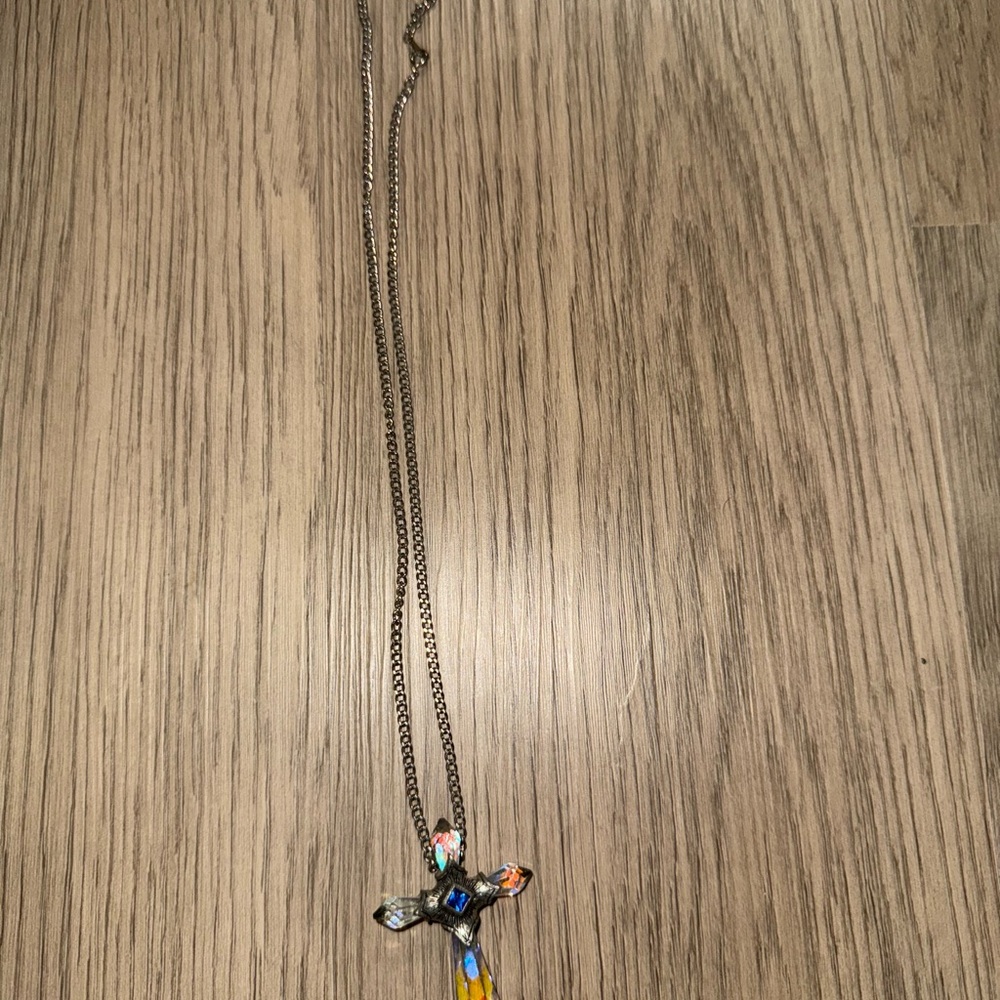 ⭐️Colorful‎ Cross Pendant Necklace⭐️
